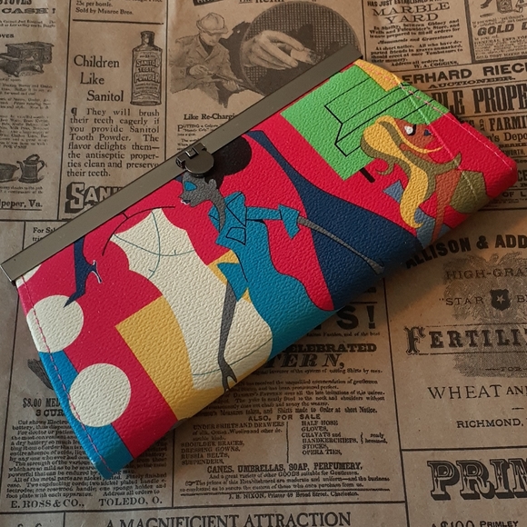 3 for $25 NWOT Funky Fashion Wallet in PVC